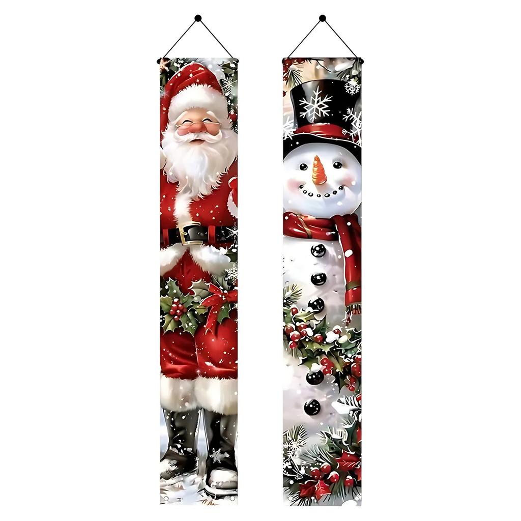 Weihnachten Vorhang Dekoration Tür hängen Malerei hängen Flagge Dekoration