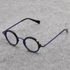 Trendy Round Frame Glasses New Vintage Women Men Small Frame Blue Light Blocking Eyeglasses Designer Luxury Eyewear