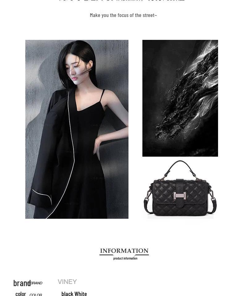 2026 Summer Genuine Leather Women's Crossbody & Shoulder Bag - Hot Selling Diamond Lattice Small Square Handbag