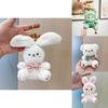 Cute Plush Toy Bear Adorable Stuffed Bunny Doll For Girls Birthday Gifts And Backpack Charm