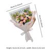 Handmade Knitted Preserved Flower Crochet Flower Bouquet Artificial Flowers for