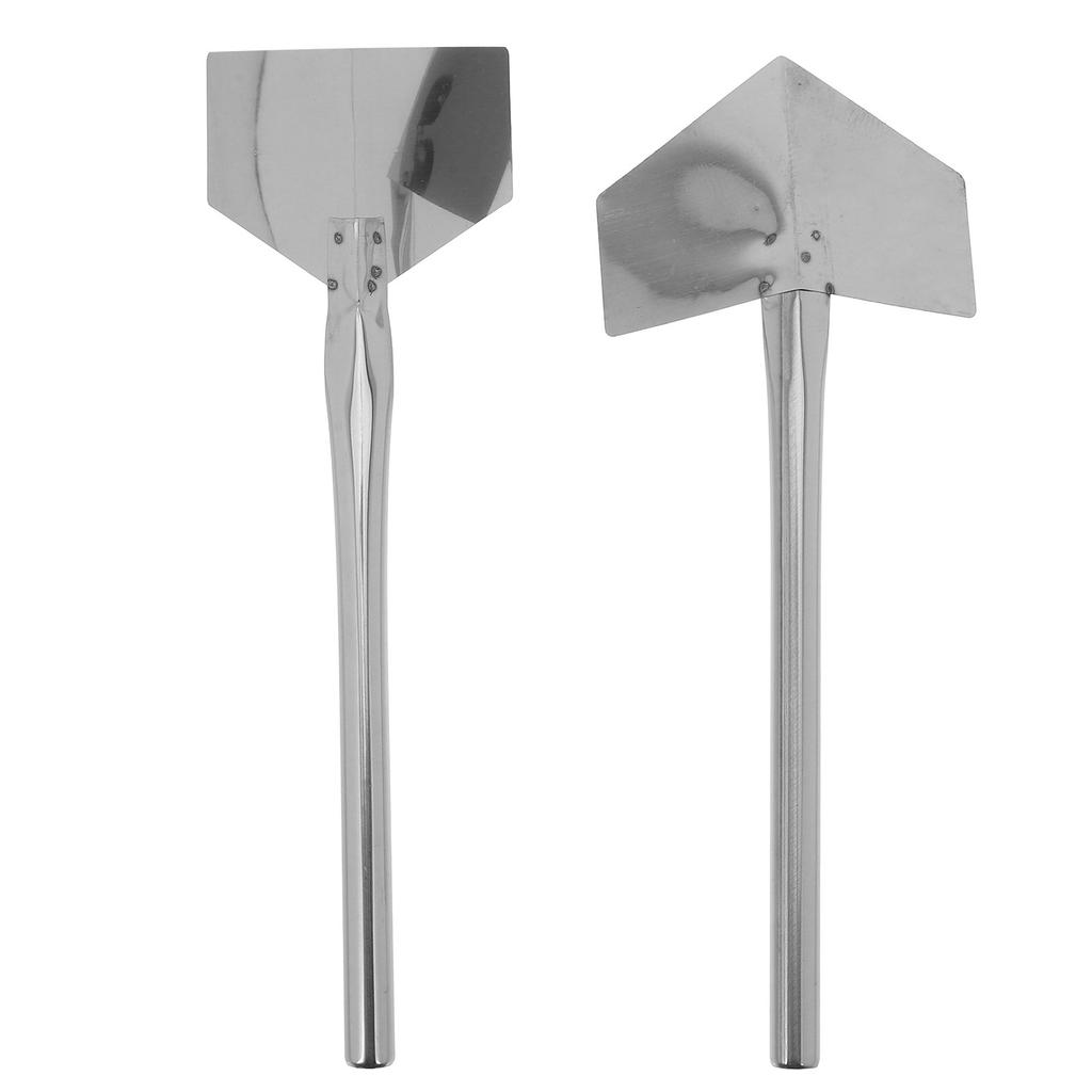 2Pcs Ergonomic Stainless Steel Corner Trowel Set Wall Corners for Drywall Plastering Finishing Construction