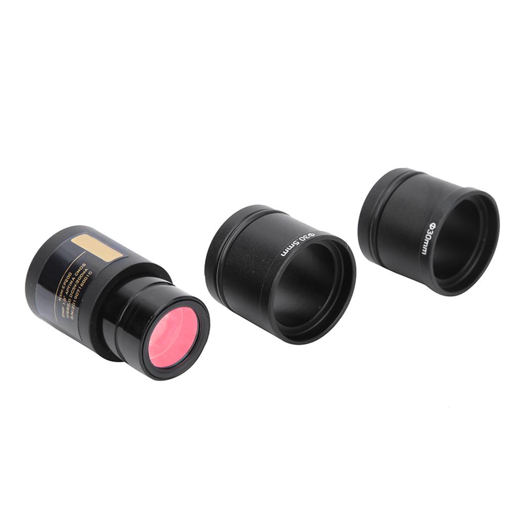 2MP USB 2.0 Electronic Eyepiece for 23.2mm 30.0mm 30.5mm Microscope Drive Free With Two Adapter Ring