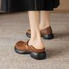 Broken size mother shoes soft sole single shoes non-slip women's small leather shoes round head large size women's shoes low heel single shoes