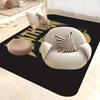 D-Death R-Row R-Records Hallway Carpet Non-Slip Laundry Room Mat Laundry Decor Balcony Child Living Room Toilet Rug