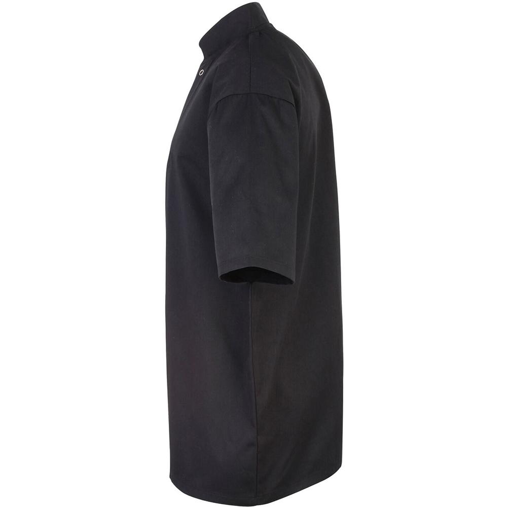 Premier Unisex-Kurzarm-Kochjacke mit Nieten vorne