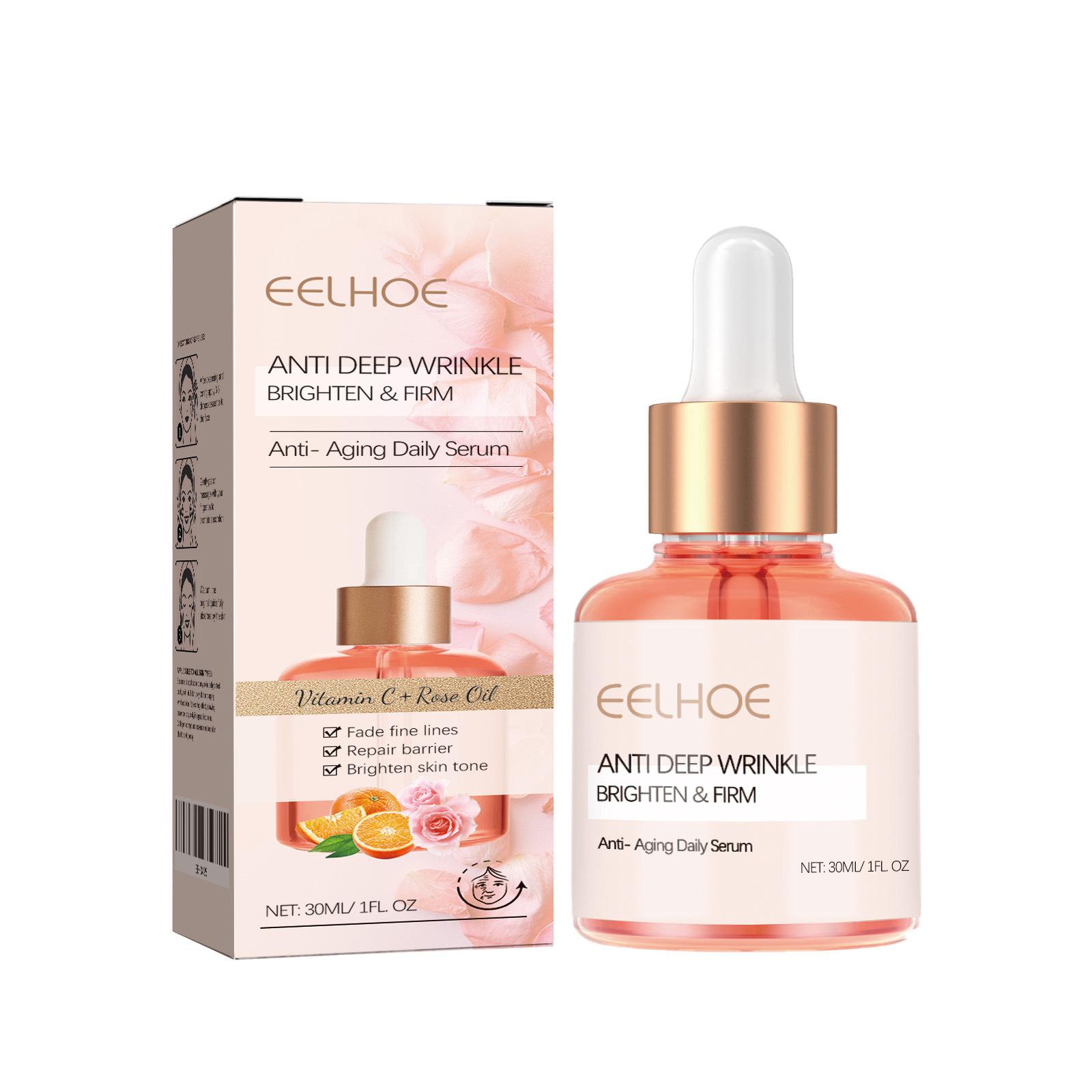 

EELHOE Rose Oil VC Увлажняющая эссенция Укрепление лица Увлажнение Против морщин Старение Морщины Заголовки 30ml