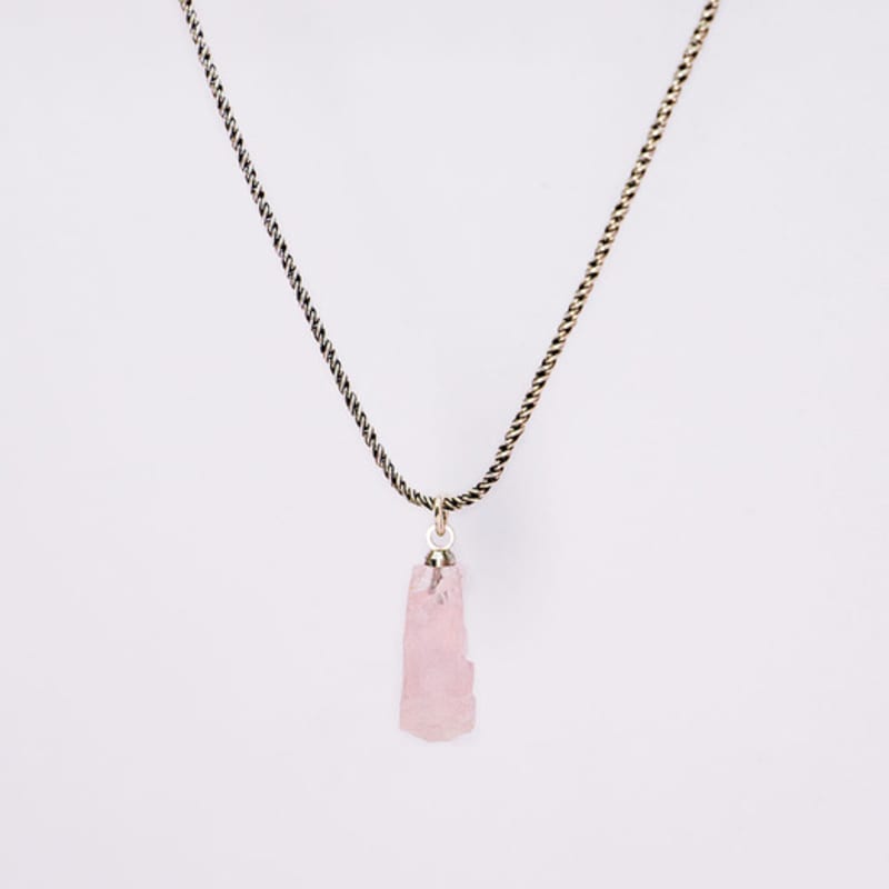 

HARANG HR 297N_Rose Quartz Necklace 42cm
