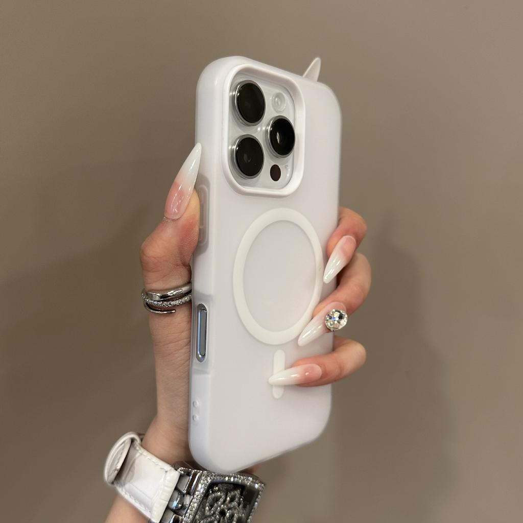 New Two In One Suitable for Apple IPhone 17 Promax Magnetic Phone Case 16 Jelly Color Full Package Anti  Fall Case