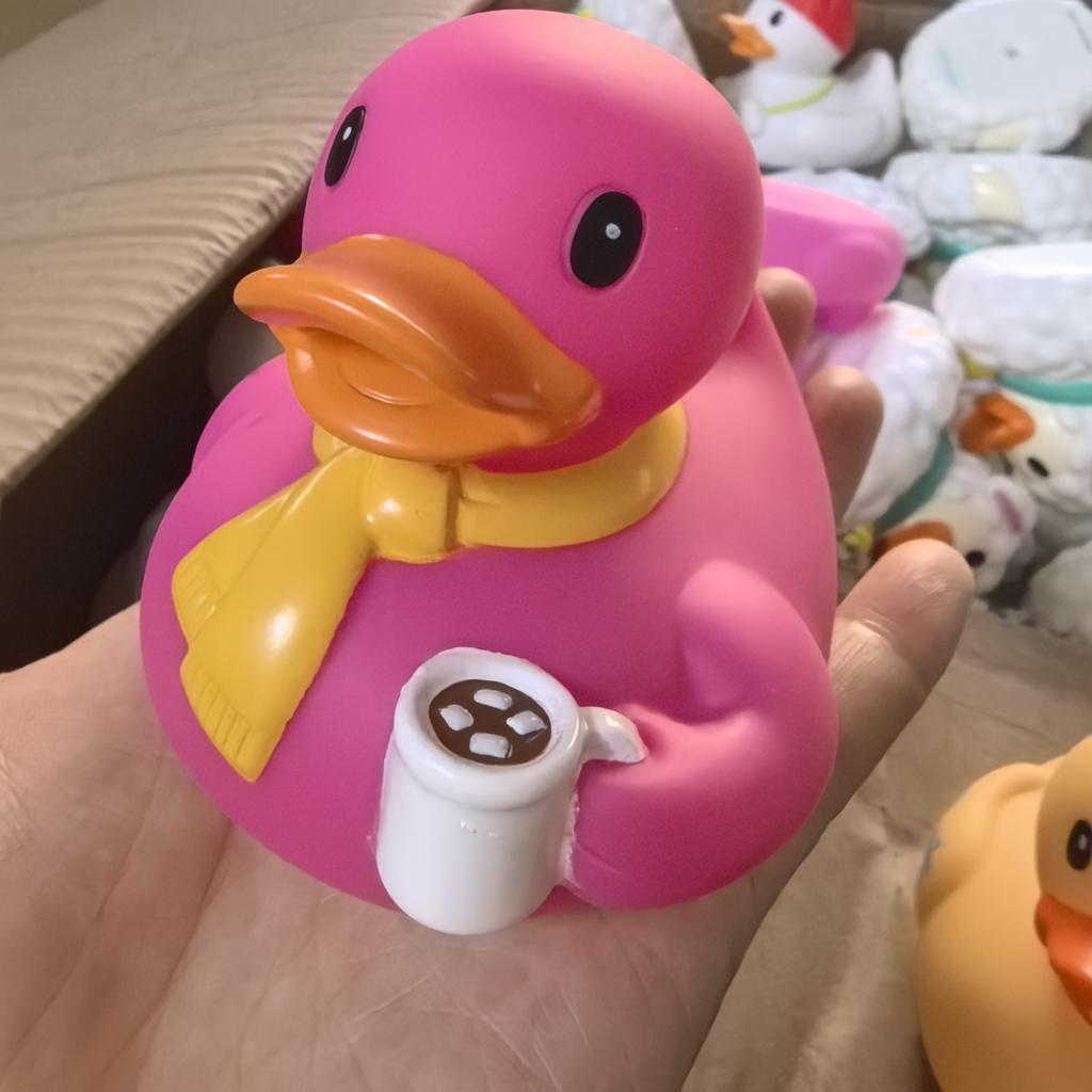 1pcs 8cm Original High Quality Rubber Duck Assorted Duck Bath Toys Kids Shower Toy Gifts Baby Birthday Party Gifts Decorations
