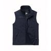 Men's Casual Outdoor Stand Collar Fishing Vest - Large Size, Spring/Autumn, Logo Print