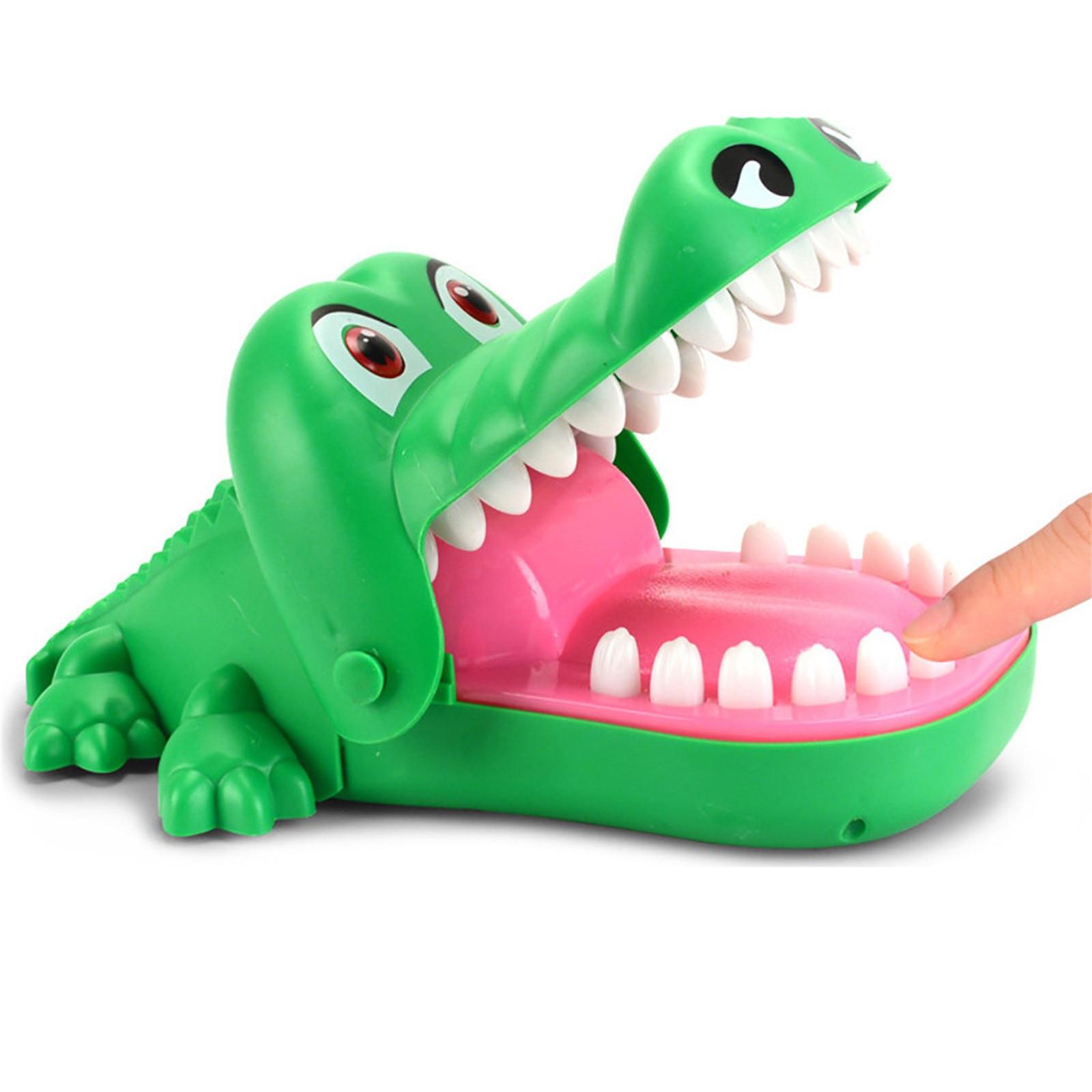 

Biting Crocodiles Toy Biting Finger Game Dentist Game Mouth Toy Funny Toy 21*15*10.5 cm зелёный