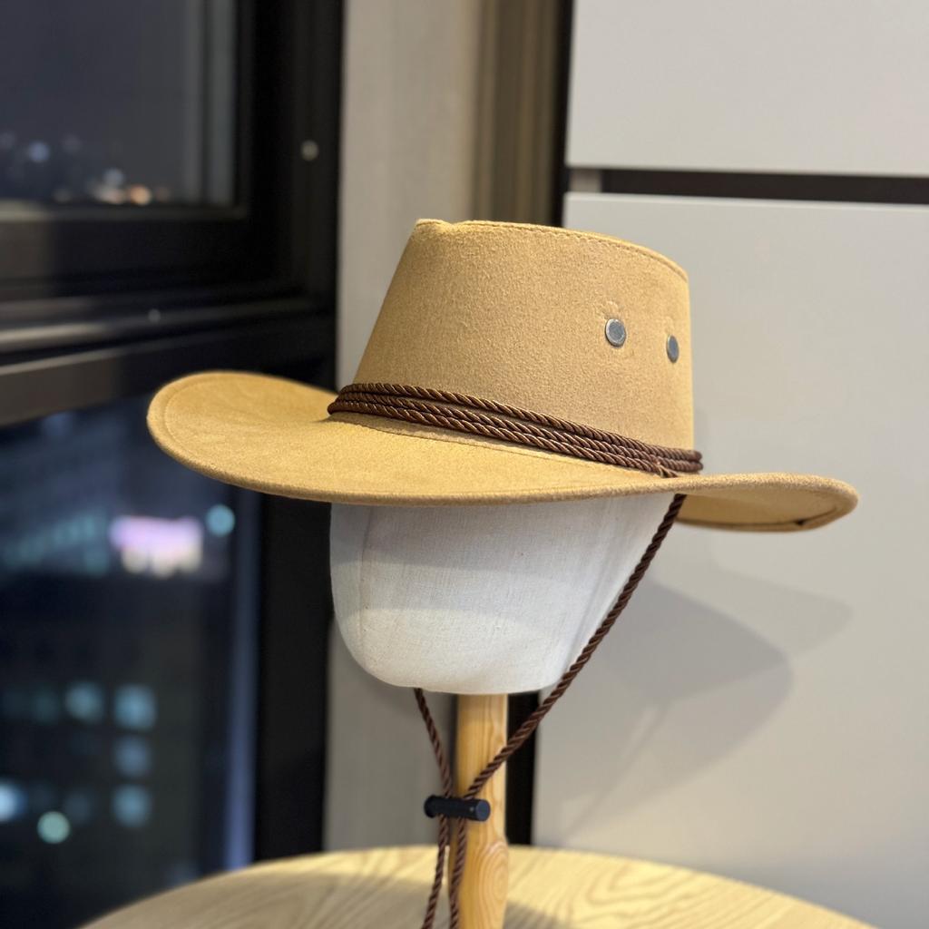 Summer wide-brimmed western cowboy hat for men and women2026Outdoor sun protection hat for horseback riding, mountain climbing, and photography,