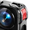 Lens Clearance Camera Cage for X6 Panoramic Camera, Metal Quick Mount Frame with Display Access, Side Controls, and Travel Recording Use