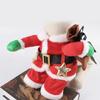 Christmas Dog Costume and Hat Set for All Size Cat Dog Festival Dressingup Suit Party Gathering Outfit Cosplay Accessory