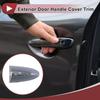 1 Pcs Exterior Door Handle Cover Trim for Jaguar XJ 2010-2019 Door Handle Cover No.C2D32290LML Gray ABS