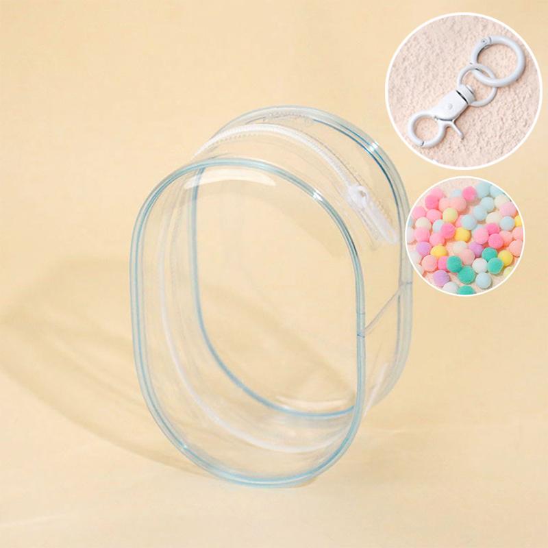 

Прозорі Аксесуари для ляльок на відкритому повітрі Сумка Декорація Таємнича коробка Лялькова виставкова коробка ПВХ Kawaii Чохол-органайзер для зберігання Брелок Гаманець as the picture