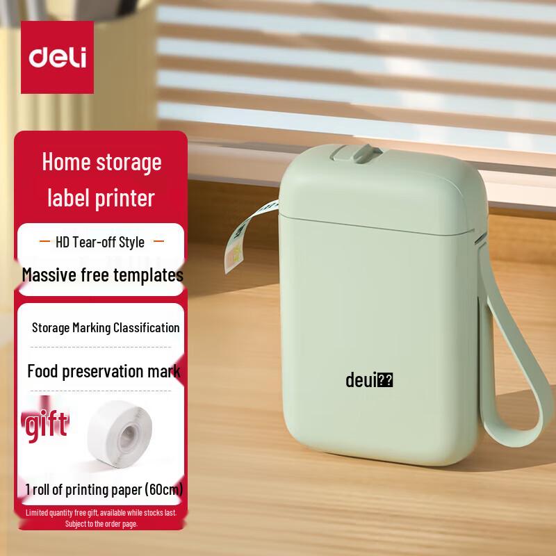 Deli Q1A Portable Bluetooth Thermal Label Printer
