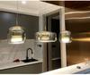Nordic Modern Minimalist Creative Glass Chandelier for Bar, Restaurant, and Living Room Art.