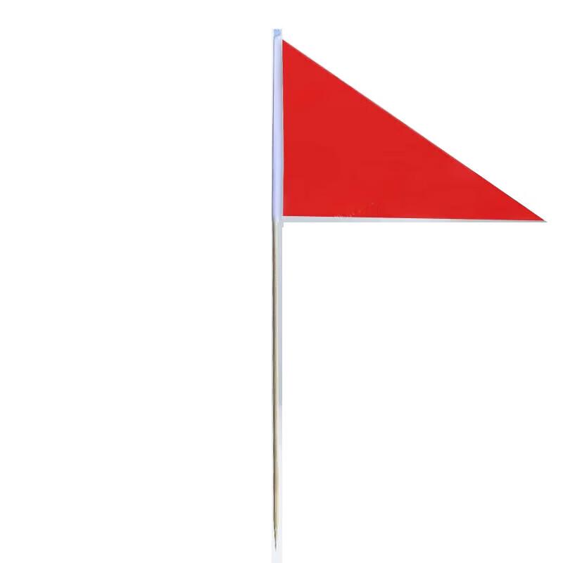 Triangle Handheld Red Flag