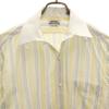 HERMES Made in France Old Striped Pattern Long sleeve shirt White etc. Men's Used