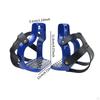 Riding Pedals Reinforced Assembly Inserts AntiSlip Rubber Protection Lightweight Equipment Suitable