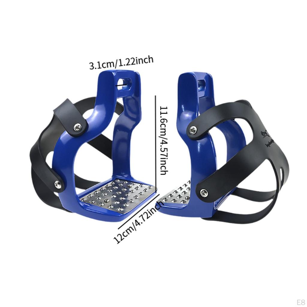 Riding Pedals Reinforced Assembly Inserts AntiSlip Rubber Protection Lightweight Equipment Suitable