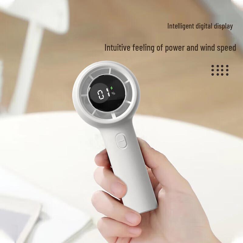 Mini Digital Display Portable USB Fan