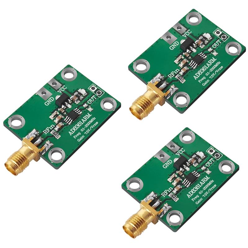 A96I-AD8361 True RMS RF Power Meter With AM Detection, Magnitude Detector, Frequency Range 0.1-2.5 Ghz, 3 Units