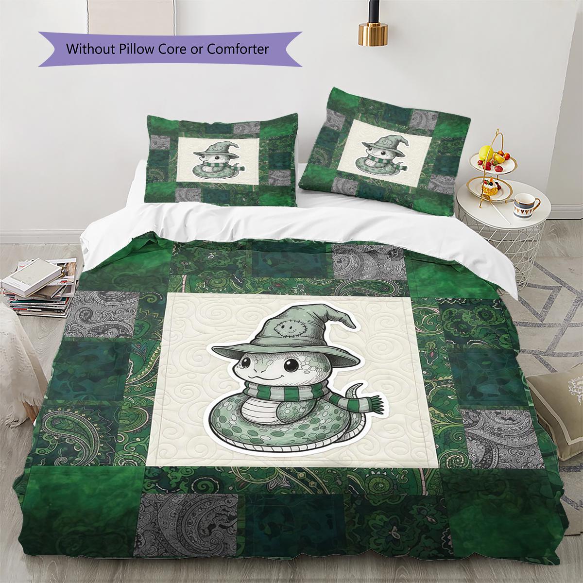 

Дитячий Плед-Ковдра Комплект Постільної Білизни Зворотний Бік Наволочка Домашній Декор Подарунок на День Народження (1 * підковдра + 2 * наволочка, без наповнювача) 135x200cm