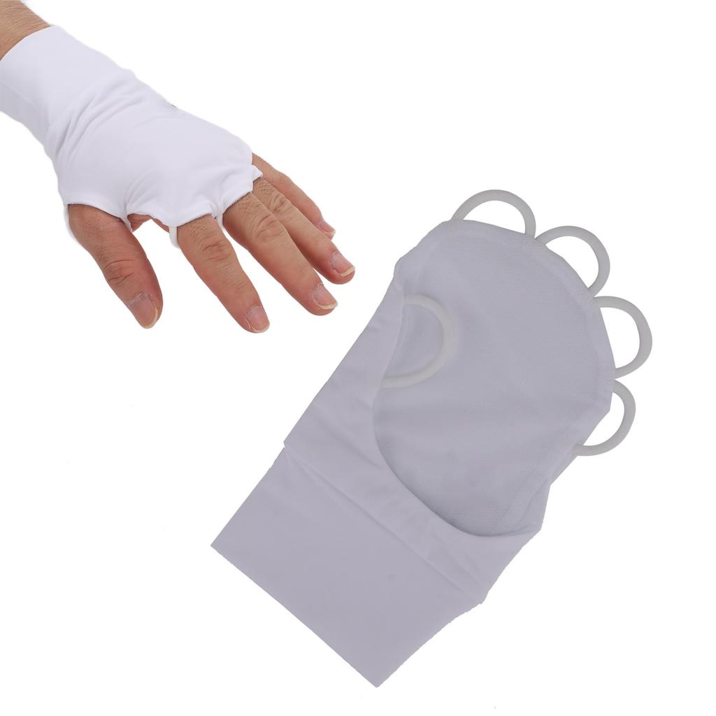 Elastic Golf Half Finger Glove Men Women Ice Silk Sunscreen Sun UV Hot Gloves ProtectorL Left Hand