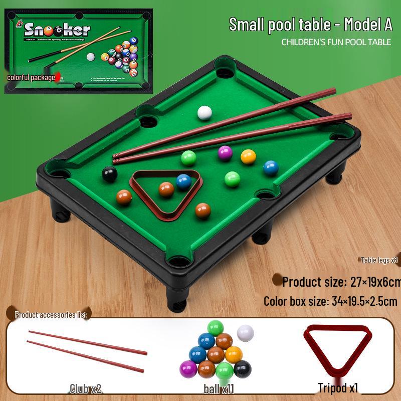 Children's Mini Snooker Table - Educational Toy for Ages 6-10