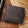Genuine Leather Mens Wallet Premium Product Real Cowhide Wallets For Man Short Wallet Portefeuille Homme Short Purses