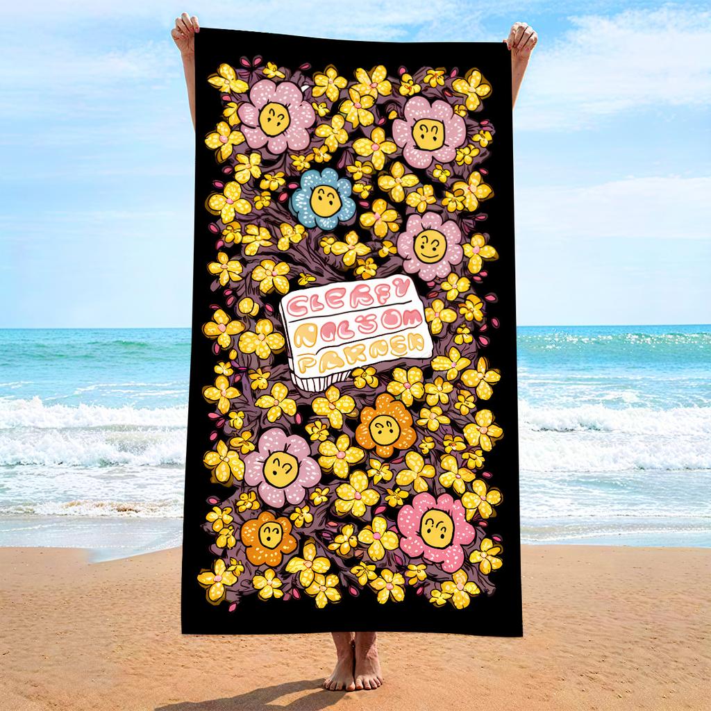 90 * 180 Beach Towel Microfiber Printing Beach Towel Absorbent Towel 2026