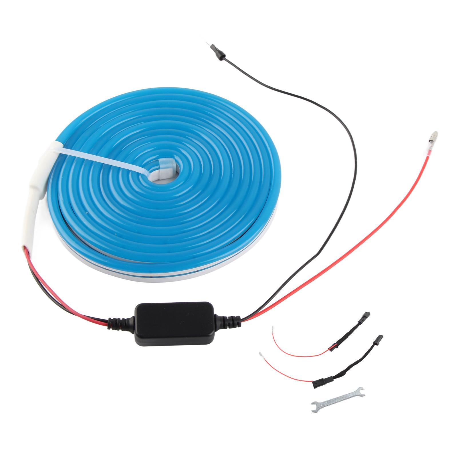 Koogeelife Unisex Blue Front Trunk Frunk Led Surround Lighting Strip Kits Replacement For Tesla Model 3 Y 2021 And Later