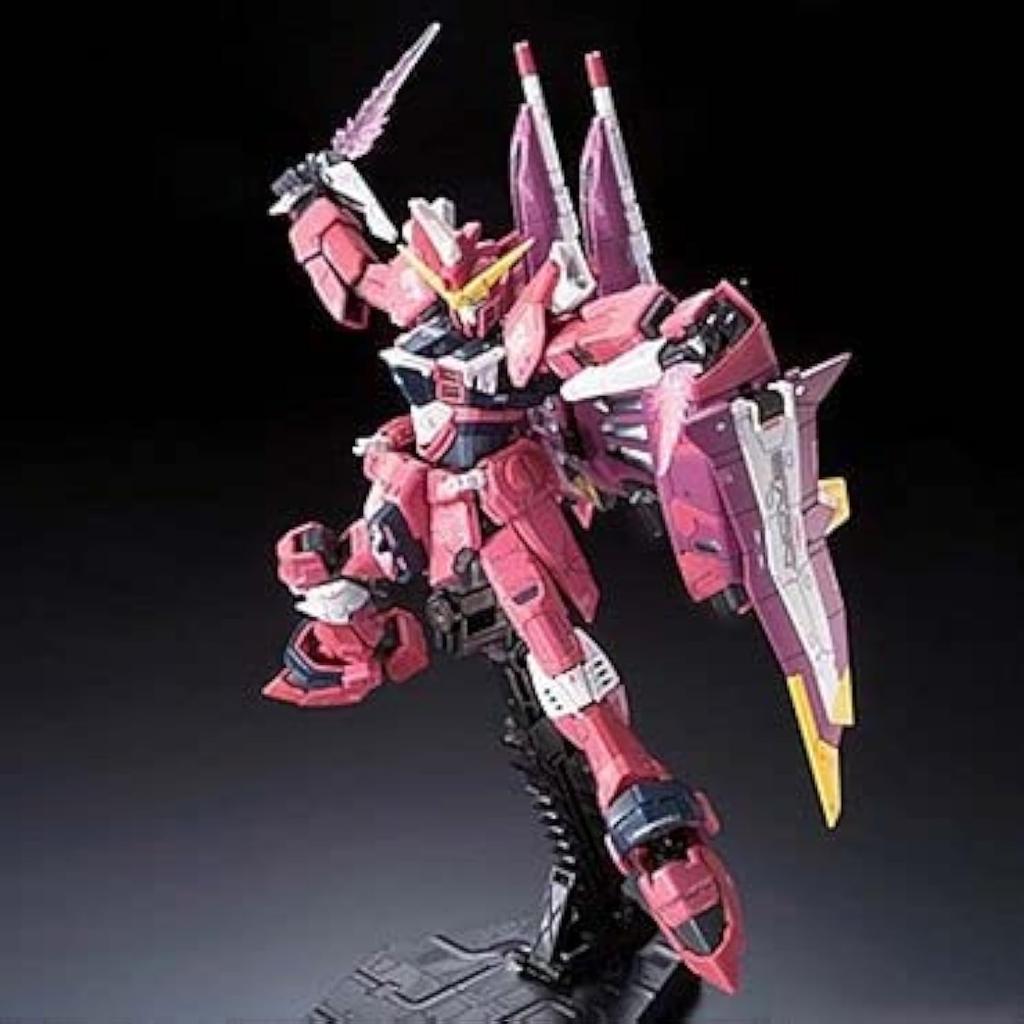 BANDAI SPIRITS RG Mobile Suit Gundam SEED Justice Gundam Scale Plastic Model 1/144 Color-coded