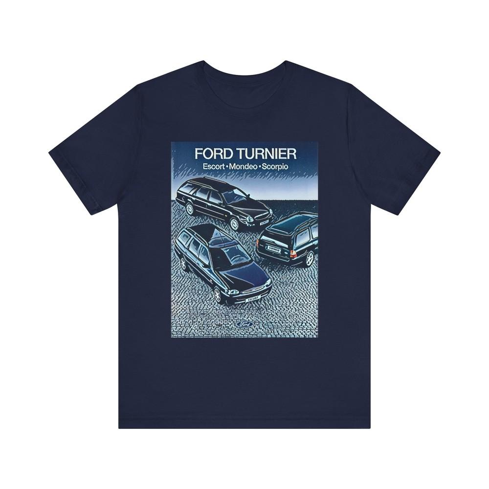 

Turnier Retro Car Art Graphic Print Tee Shirt Short Sleeve Crewneck Gift NEW S