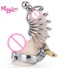Metal Penis Massager Cock Ring Toys Sexualeed Chastity Lock Cage Body