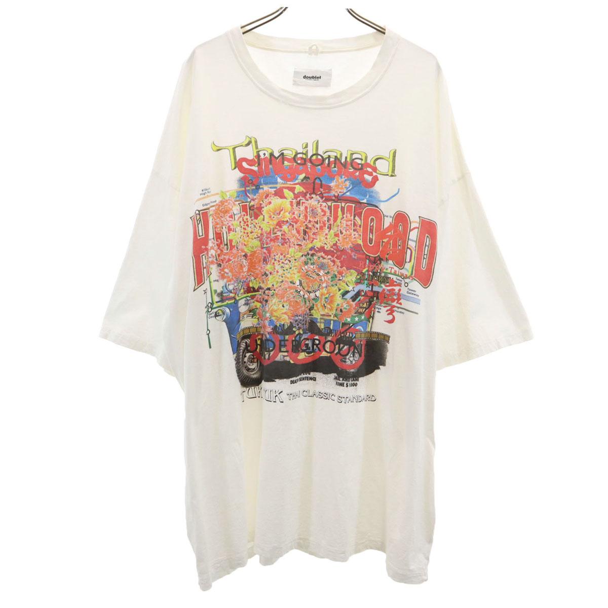 

doublet 20AW Футболка с коротким рукавом Белая система Мужская Б/у