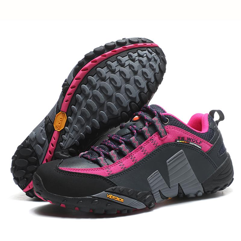 

Унісекс Взуття Водонепроникне Туристичне Взуття Легке Трекінгове Взуття для Жінок/Чоловіків 40 Яскраво-рожевий/темно-сірий