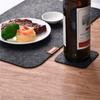 3pcs/Set Non-slip Mat Dining Table Mat Felt Table Mat Set Tableware Pad  Home Decor