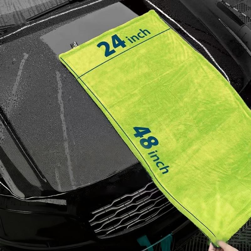 Extra Large Car Wash Towel Water Absorbent Microfiber Scratch Resistant for SUV Vehicle Drying Cars Detailing Washing