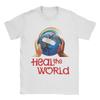 Earth Day Walk For Mj T Shirt Unisex Unisex Pure Cotton Funny Tshirt Round Neck Heal The World Tee Shirt Short Sleeve Tops Big Size