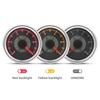 0-10 BAR Oil Pres Meter Classic Dial 52mm Oil Pressure Gauge for Marine Auto with Red and Yellow Backlight 12V 24V
