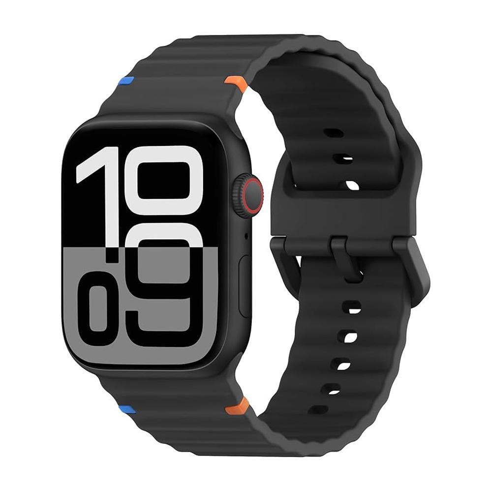 

Спортивные ремешки для Apple Watch Band 11 10 SE 9 8 7 6 Ultra 3 49 мм 46 мм 44 мм 45 мм 42 мм 40 41 Силиконовый correa Браслет ремешки iWatch 42 44 45 49 S11-46mm