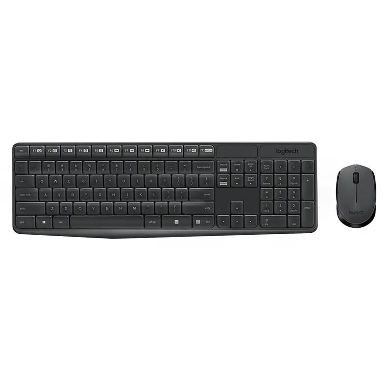 Logitech MK235 Full-Size Wireless Keyboard and Mouse Combo