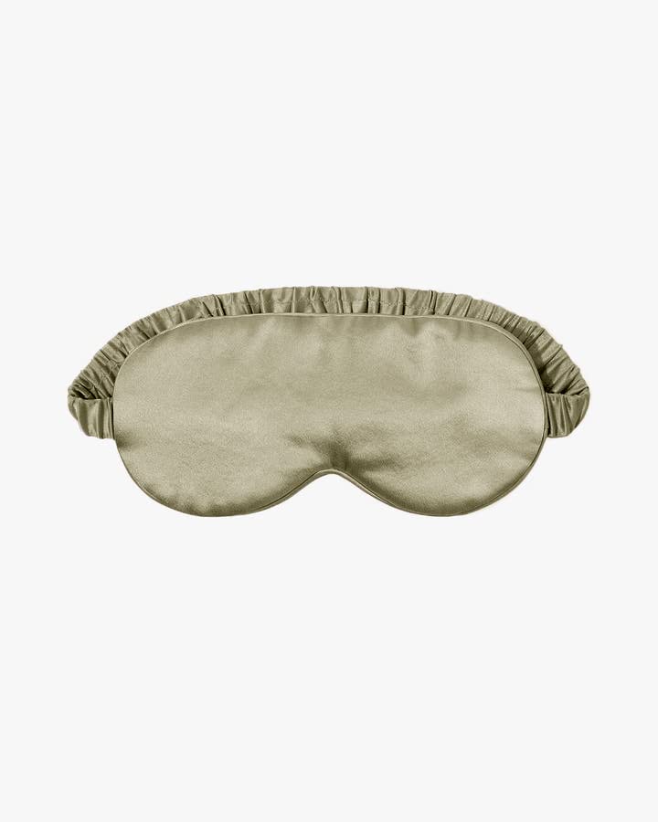 Dream Silk Yumeno Silk Eye and Scrunchie 19 Momme 6A Natural Popular for Long Includes Prevents Coffee Nightcap, Mask, 3-Piece Set, Washable, Silk,