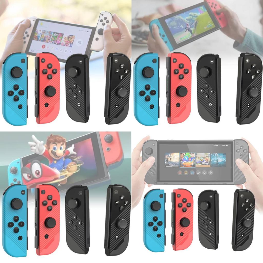 Botões de Cristal Joy-con Versáteis para Switch Controlador com Fio para Jogabilidade sem Esforço