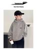 Boys' Velvet-Lined Hooded Sweatshirt - 2026 Trendy Winter Fleece for Big Kids