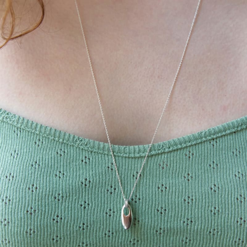 

mimesi Nadia Ring Necklace Silver